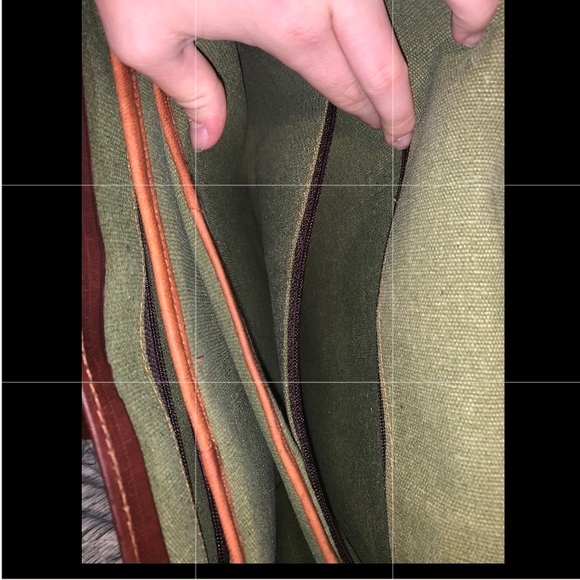 VINTAGE LEATHER MESSENGER BAG!! - Picture 3 of 8